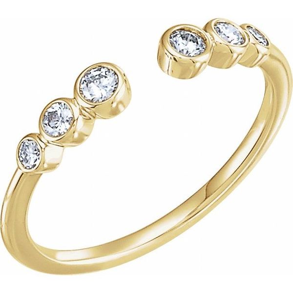 Accented Negative Space Ring