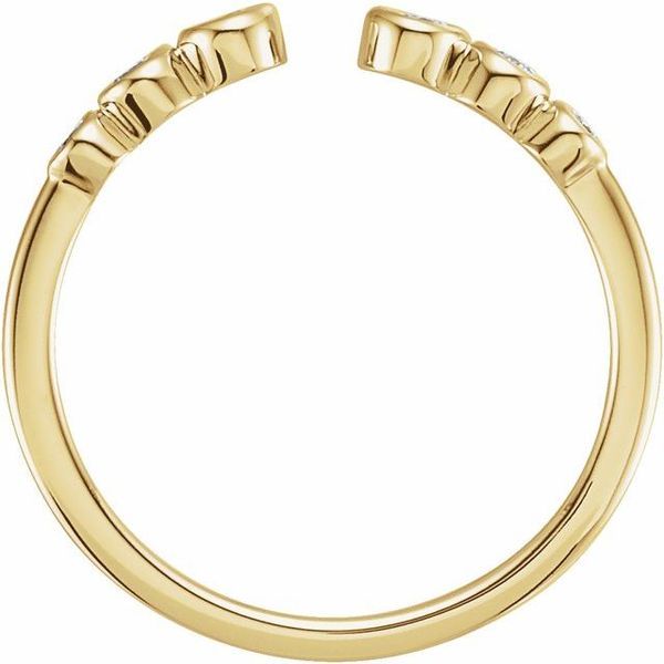Accented Negative Space Ring - Image 2