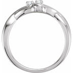 Accented Double Knot Ring - Image 2