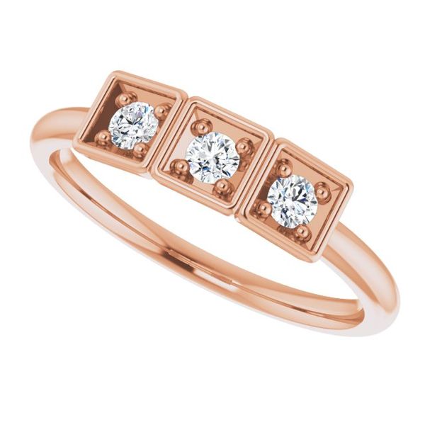 Three-Stone Stackable Ring - Image 5