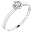 Hexagon Stackable Ring