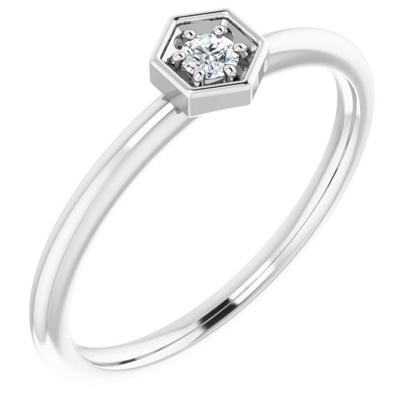 Hexagon Stackable Ring