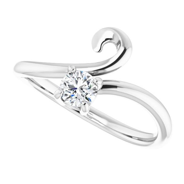 Solitaire Bypass Ring - Image 5