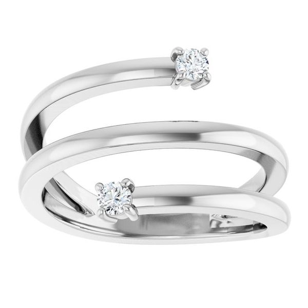 Two-Stone Bypass Ring - Image 3