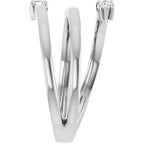 Two-Stone Bypass Ring - Image 4