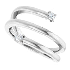 Two-Stone Bypass Ring - Image 5