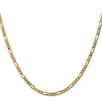 Leslie's 14K 3mm Flat Figaro Chain - Image 2