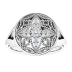 Accented Vintage-Inspired Ring - Image 3
