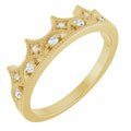 Accented Crown Ring