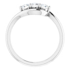 Three-Stone Bypass Ring - Image 2