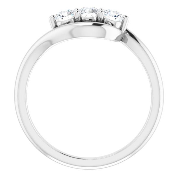 Three-Stone Bypass Ring - Image 2