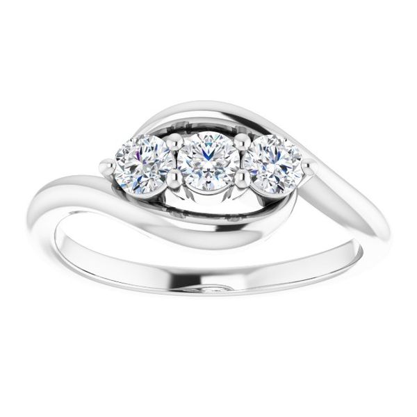 Three-Stone Bypass Ring - Image 3