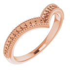 Accented Stackable V Ring - Image 2