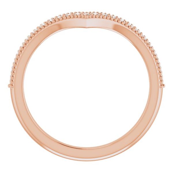 Accented Stackable V Ring - Image 3