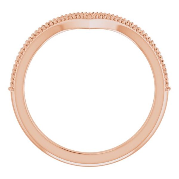 Accented Stackable V Ring - Image 4