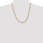 Leslie's 14K 5.50mm Flat Figaro Chain - Image 4
