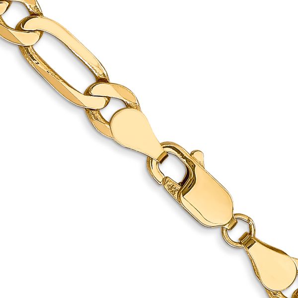 Leslie's 14K 5.50mm Flat Figaro Chain - Image 3