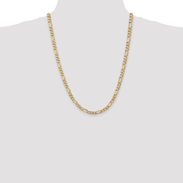 Leslie's 14K 5.50mm Flat Figaro Chain - Image 4