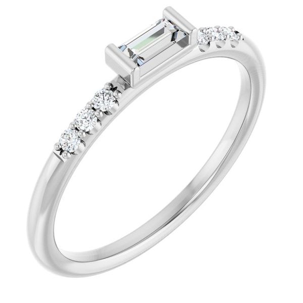 Stackable Accented Ring