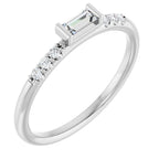 Stackable Accented Ring