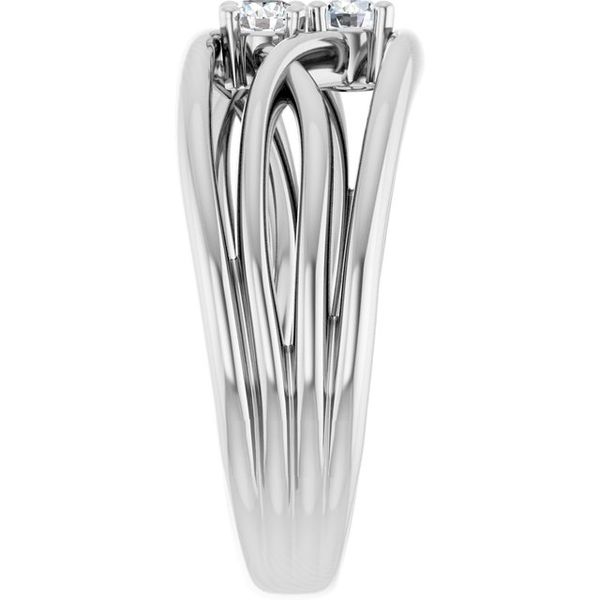 Two-Stone Bypass Ring - Image 4