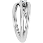 Solitaire Negative Space Ring - Image 4