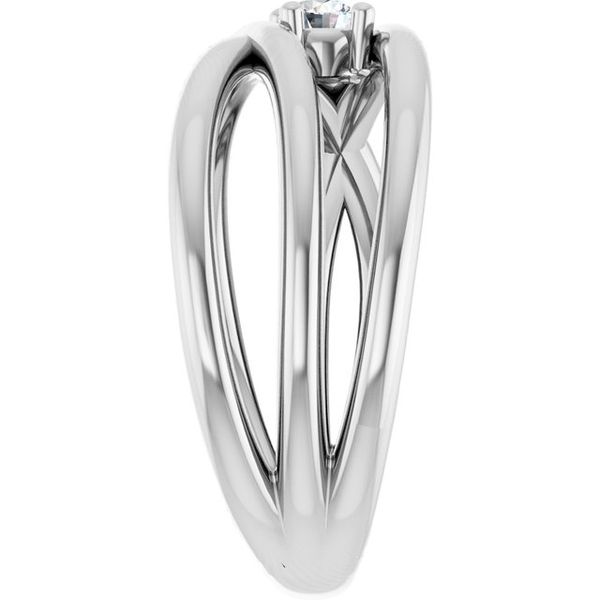 Solitaire Negative Space Ring - Image 4