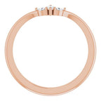 Three-Stone V Ring - Image 2