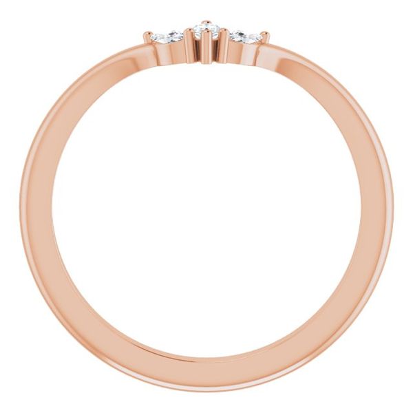 Three-Stone V Ring - Image 2