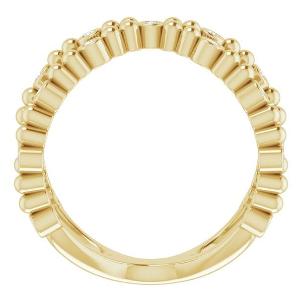 Beaded Negative Space Ring - Image 2