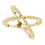 Beaded Negative Space Ring - Image 5