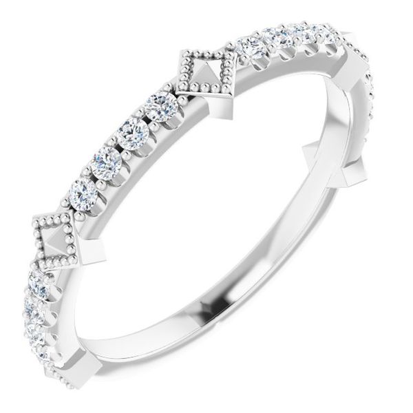 Accented Stackable Ring