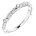 Accented Stackable Ring
