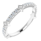 Accented Stackable Ring