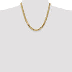 Leslie's 14K 7.25mm Flat Beveled Curb Chain - Image 4