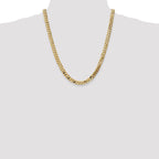 Leslie's 14K 7.25mm Flat Beveled Curb Chain - Image 4