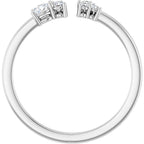 Accented Negative Space Ring - Image 2