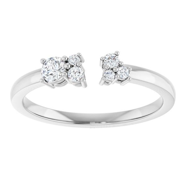 Accented Negative Space Ring - Image 3