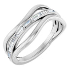 Accented Freeform Ring