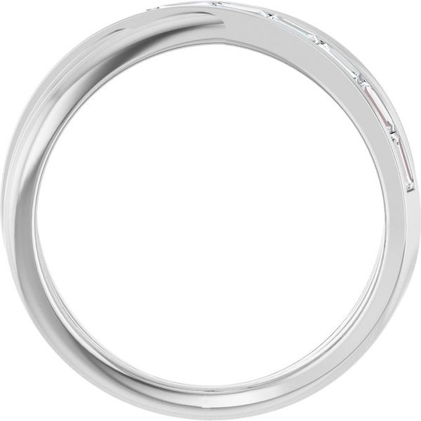 Channel-Set Criss-Cross Ring - Image 2
