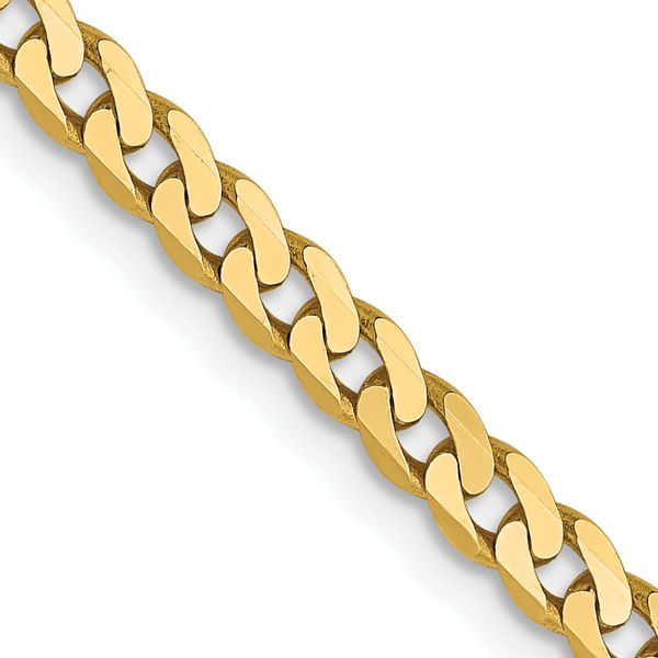 Leslie's 14K 2.9mm Flat Beveled Curb Chain