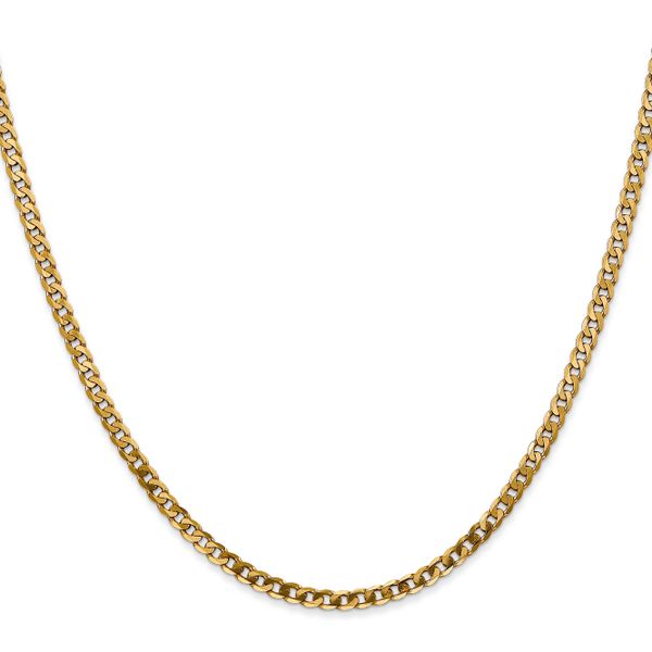 Leslie's 14K 2.9mm Flat Beveled Curb Chain - Image 2