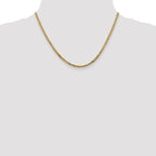 Leslie's 14K 2.9mm Flat Beveled Curb Chain - Image 4