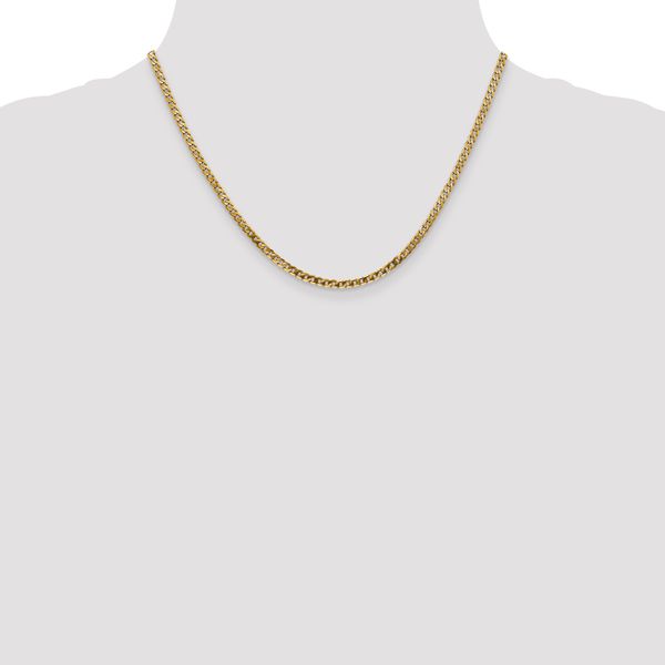 Leslie's 14K 2.9mm Flat Beveled Curb Chain - Image 4