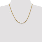 Leslie's 14K 2.9mm Flat Beveled Curb Chain - Image 4