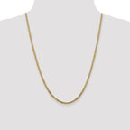 Leslie's 14K 2.9mm Flat Beveled Curb Chain - Image 4