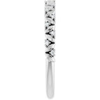 Accented Leaf Stackable Ring - Image 4
