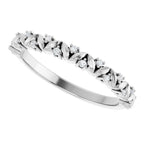 Accented Leaf Stackable Ring - Image 5