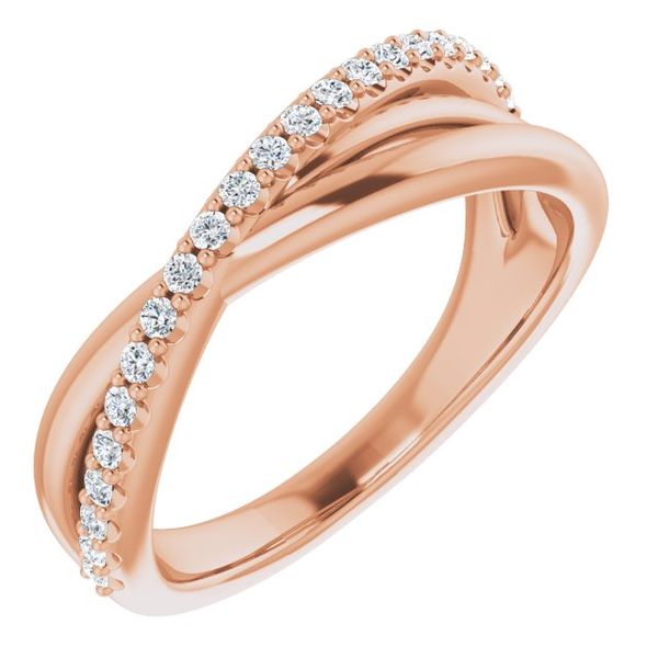 Accented Criss-Cross Ring