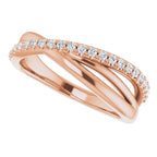 Accented Criss-Cross Ring - Image 5